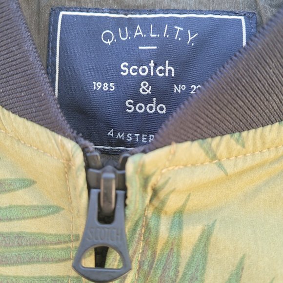 Scotch and Soda Amsterdam Men's Bomber Style Spring Lightweight Jacket Small - Picture 3 of 6